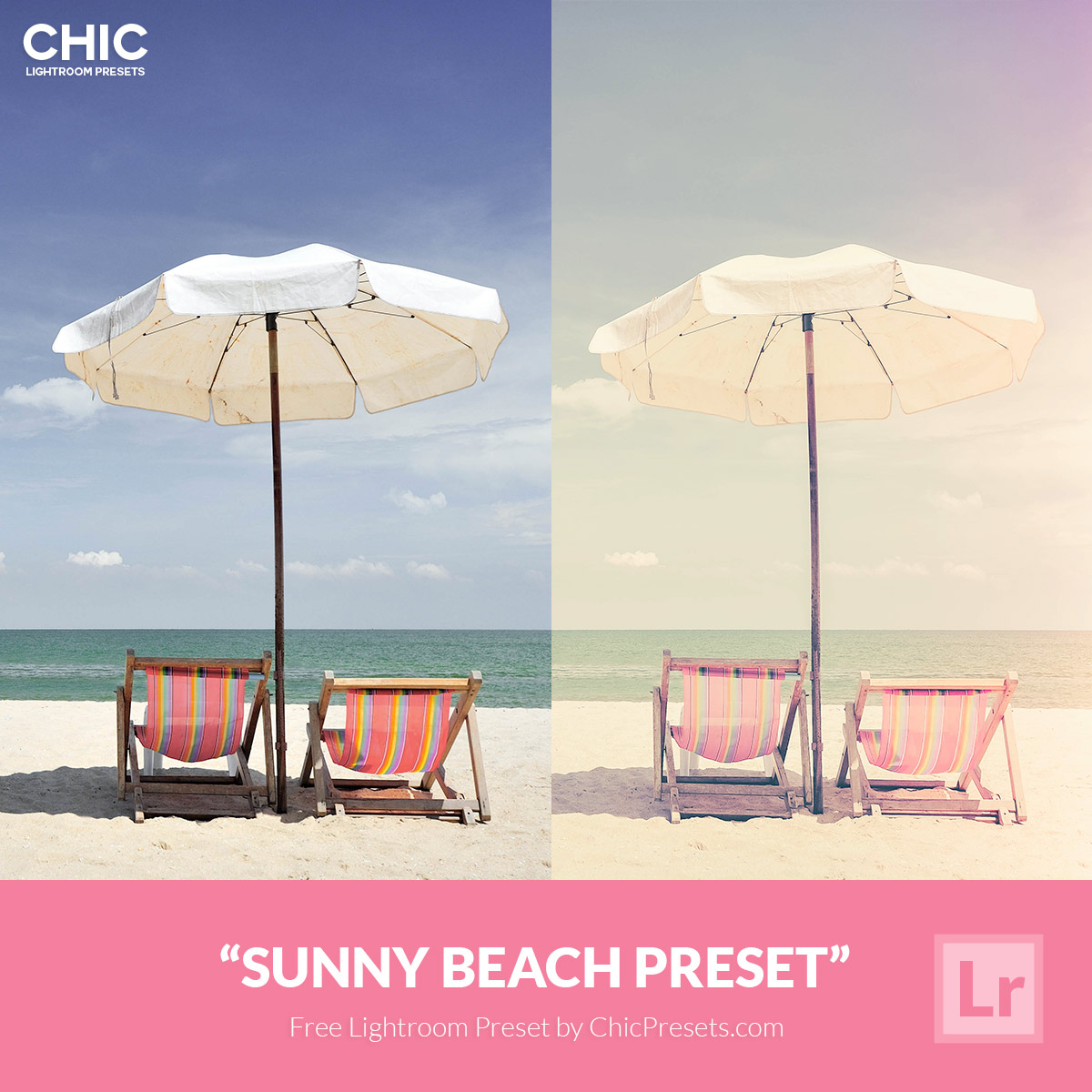 Free Chic Lightroom Preset Sunny Beach