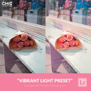Free Lightroom Preset: Vibrant Light