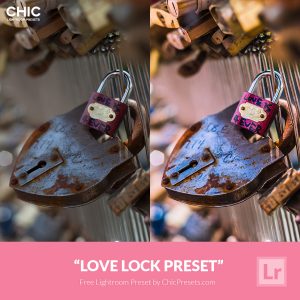 Free Lightroom Preset Love Lock