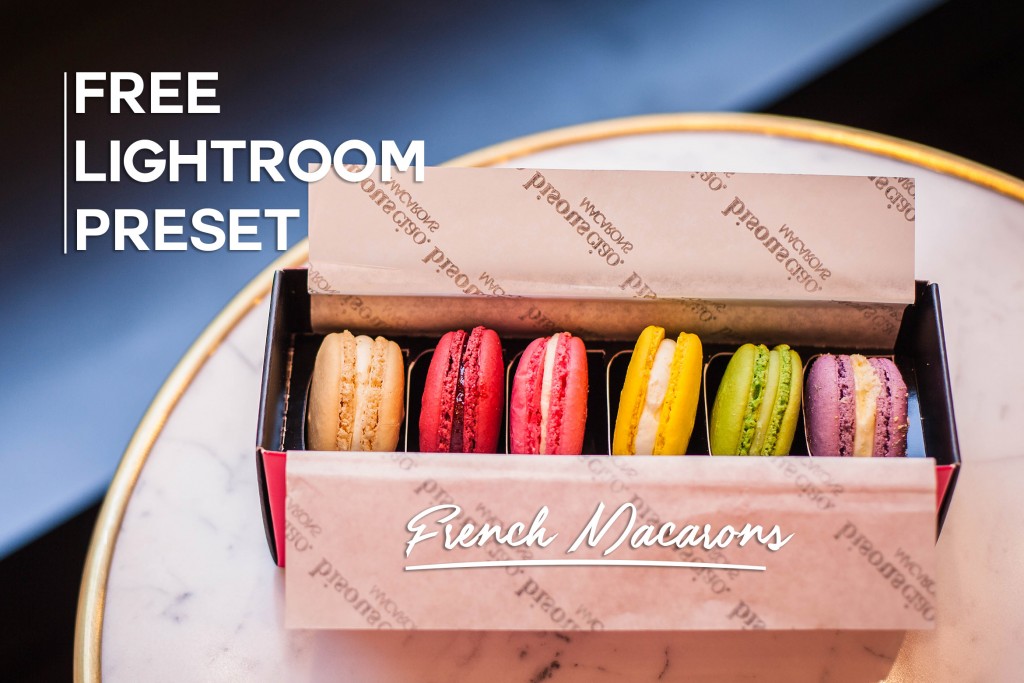 Free Lightroom Preset French Macarons