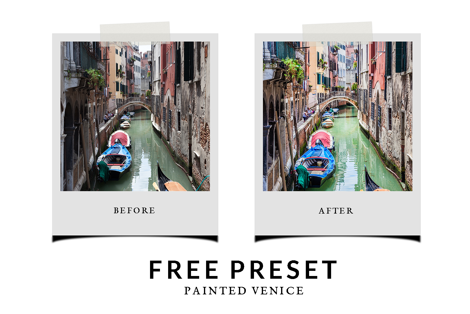 Free Lightroom Preset Painted Venice