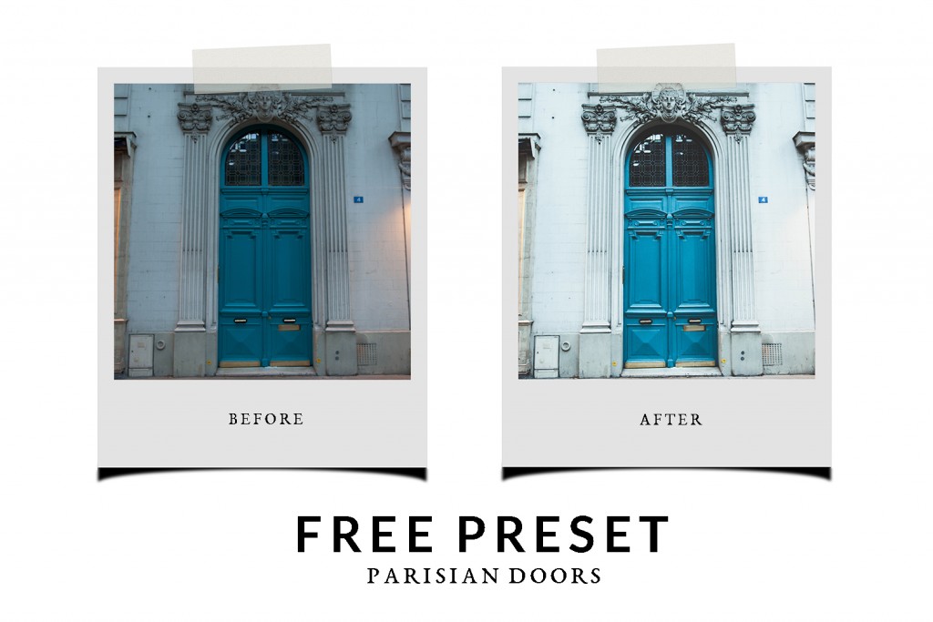 Free Lightroom Preset Parisian Doors