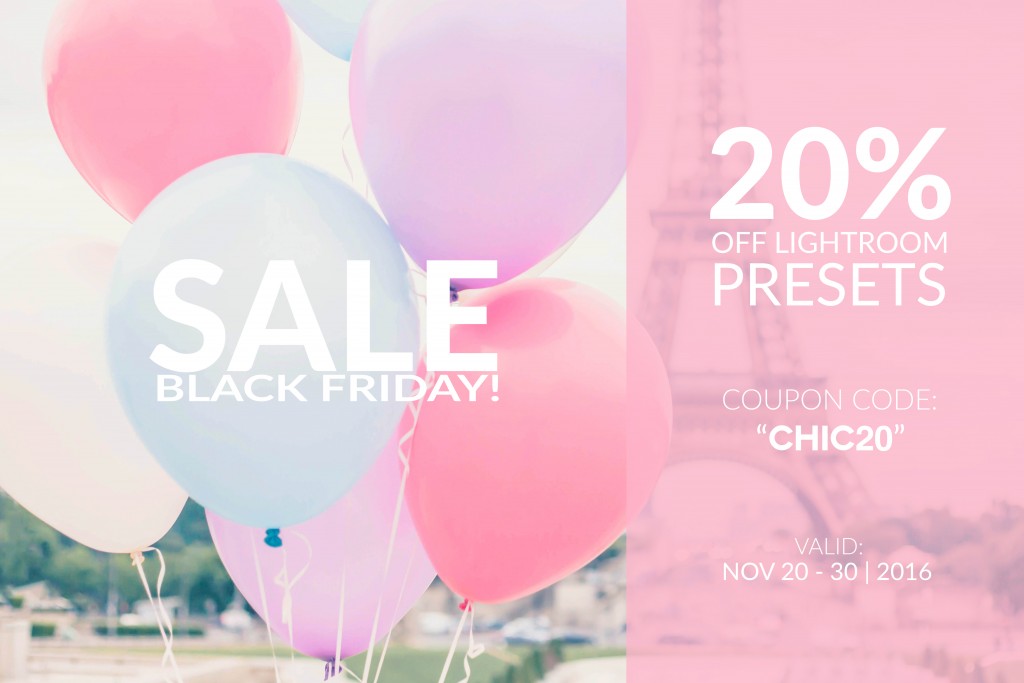 Chic Presets Black Friday Sale!