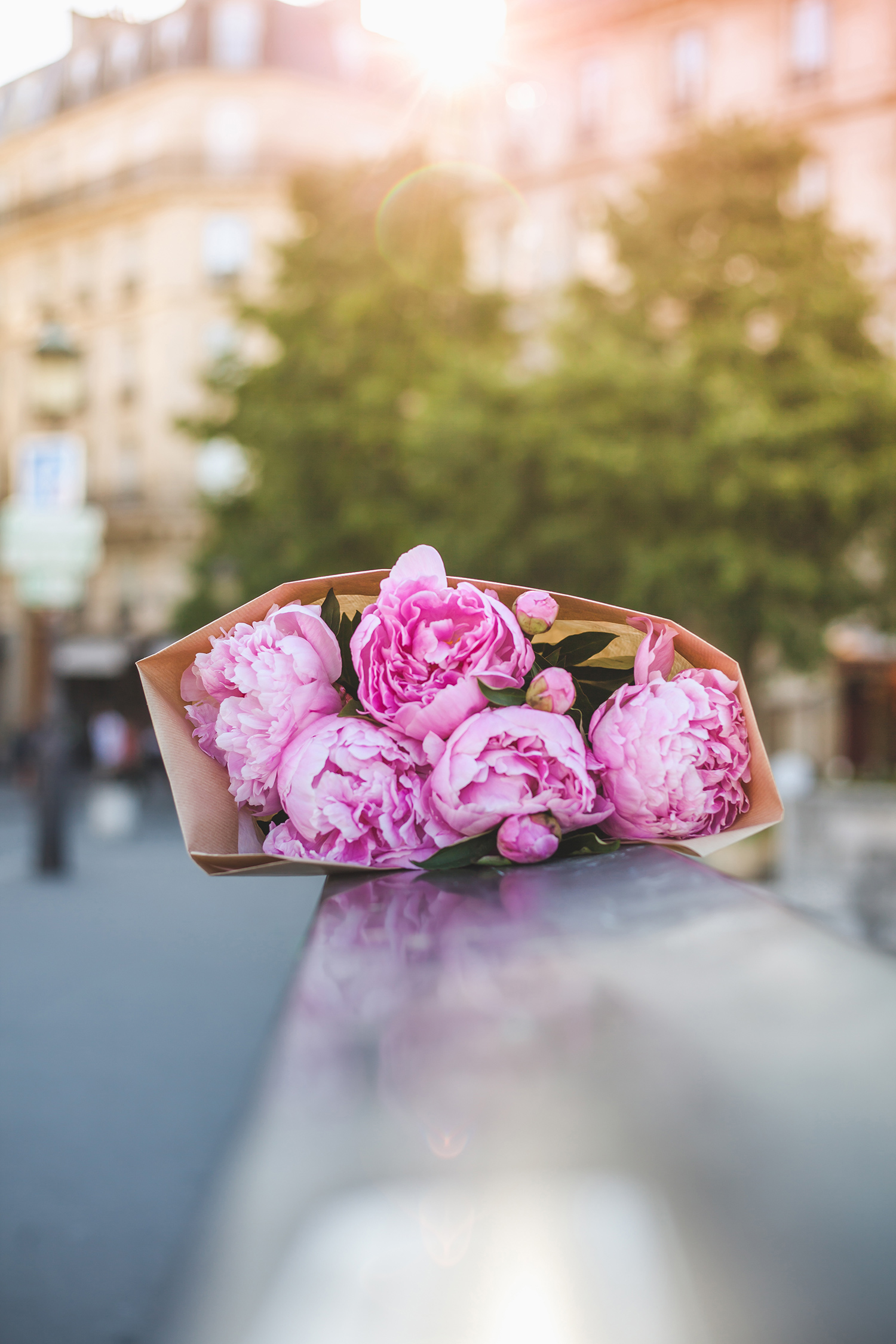 Peonies in Paris | Chic Lightroom Presets