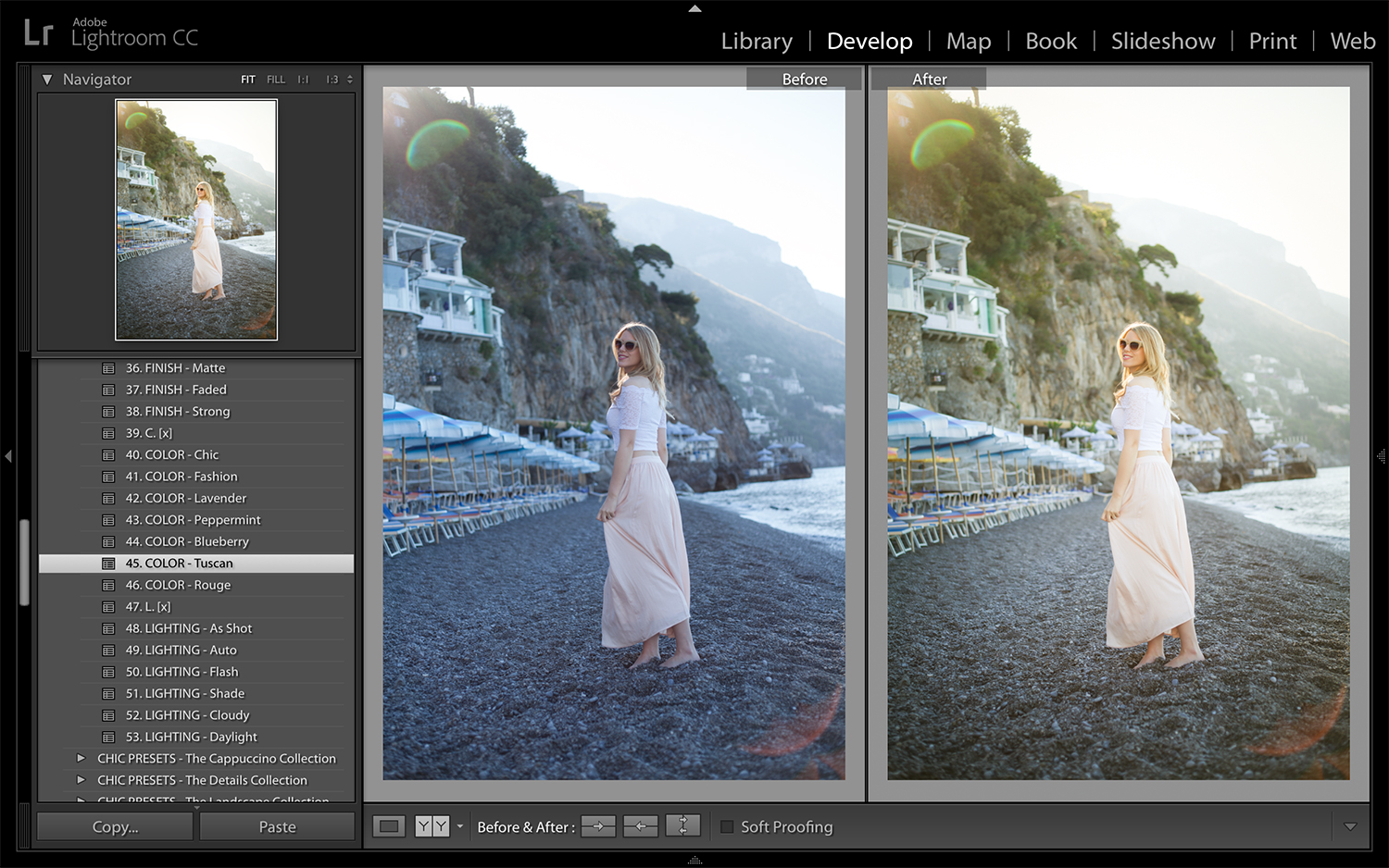 Positano Sunshine | Chic Lightroom Presets