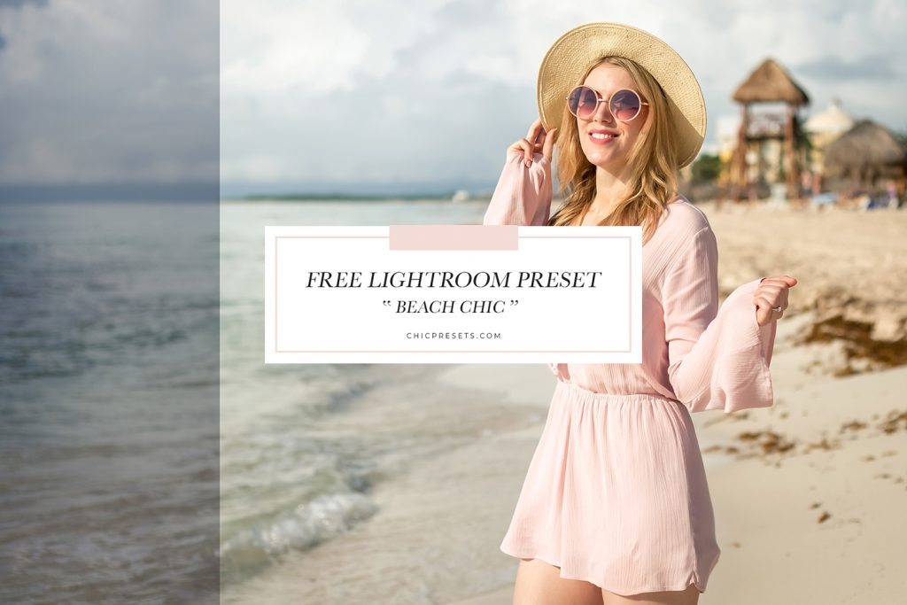 Free Lightroom Preset | Beach Chic