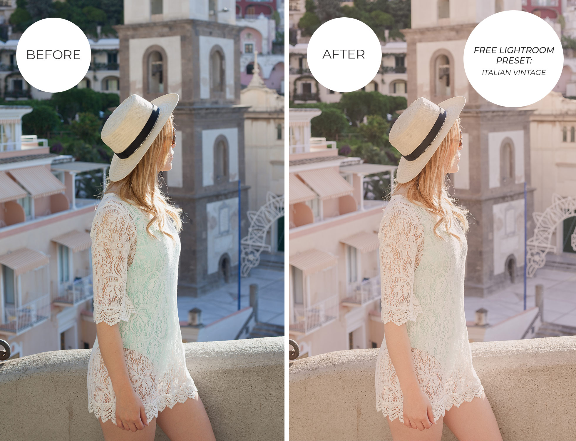 Free Lightroom Preset | Italian Vintage