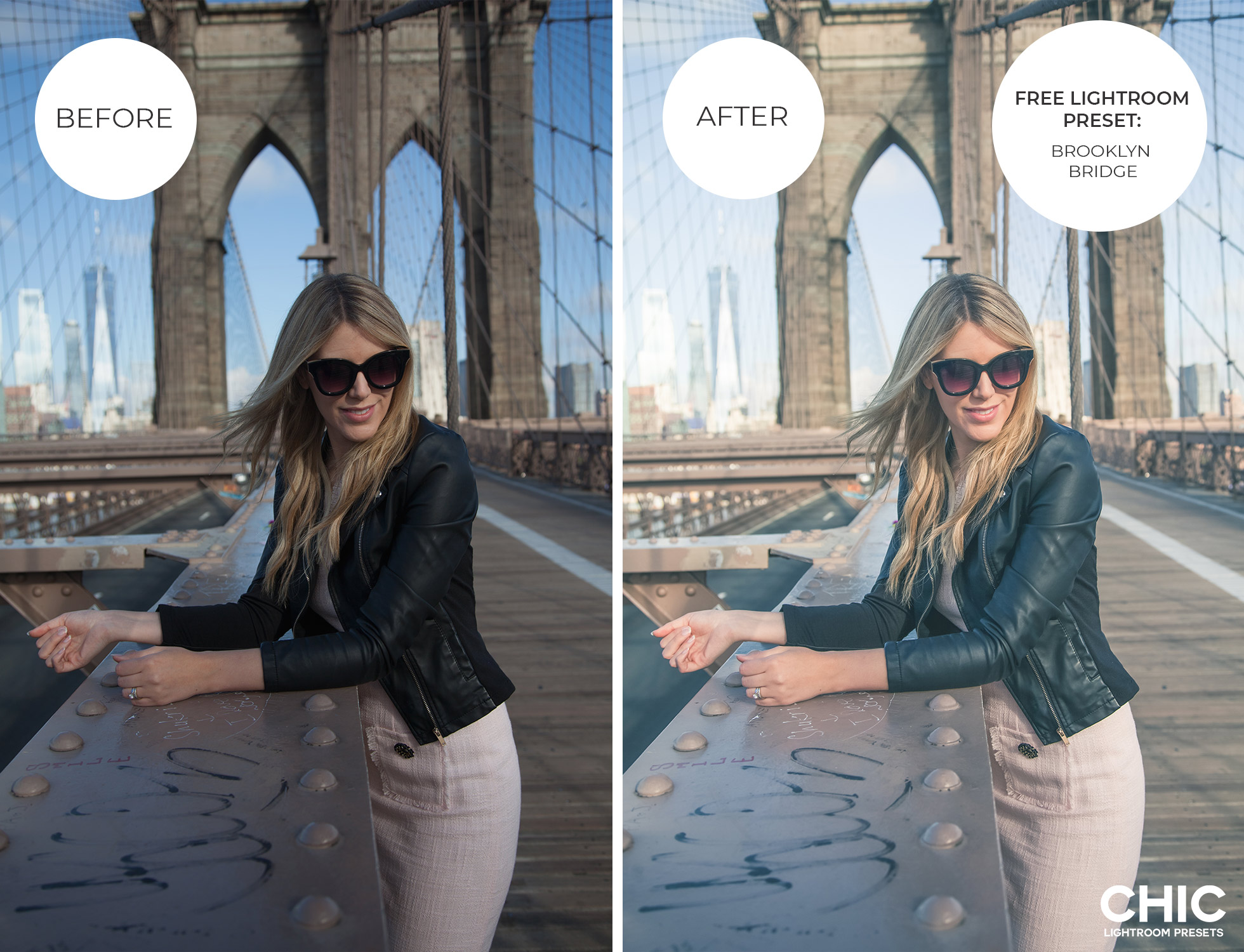 Free Lightroom Preset | Brooklyn Bridge