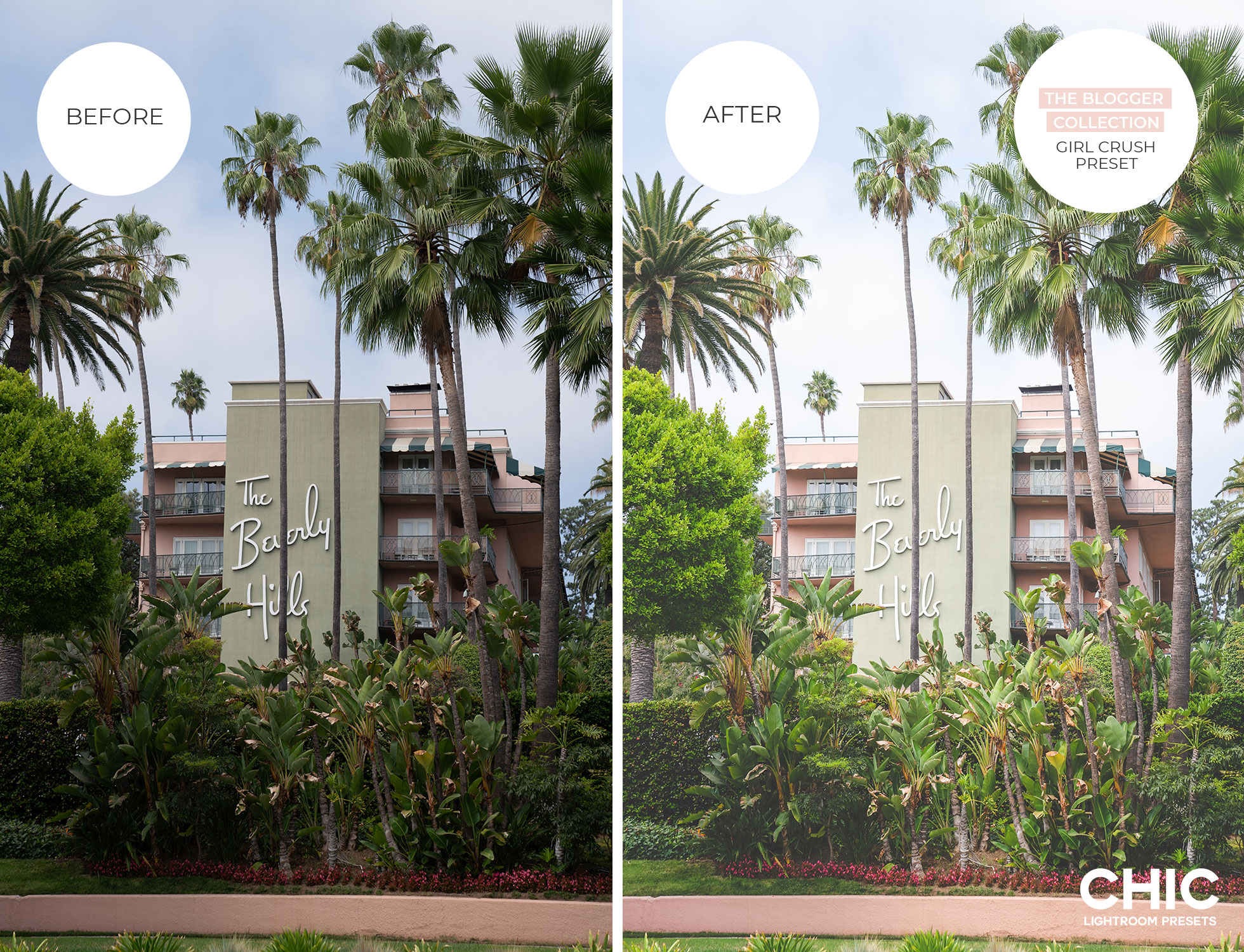 Blogger Presets | The Beverly Hills Hotel