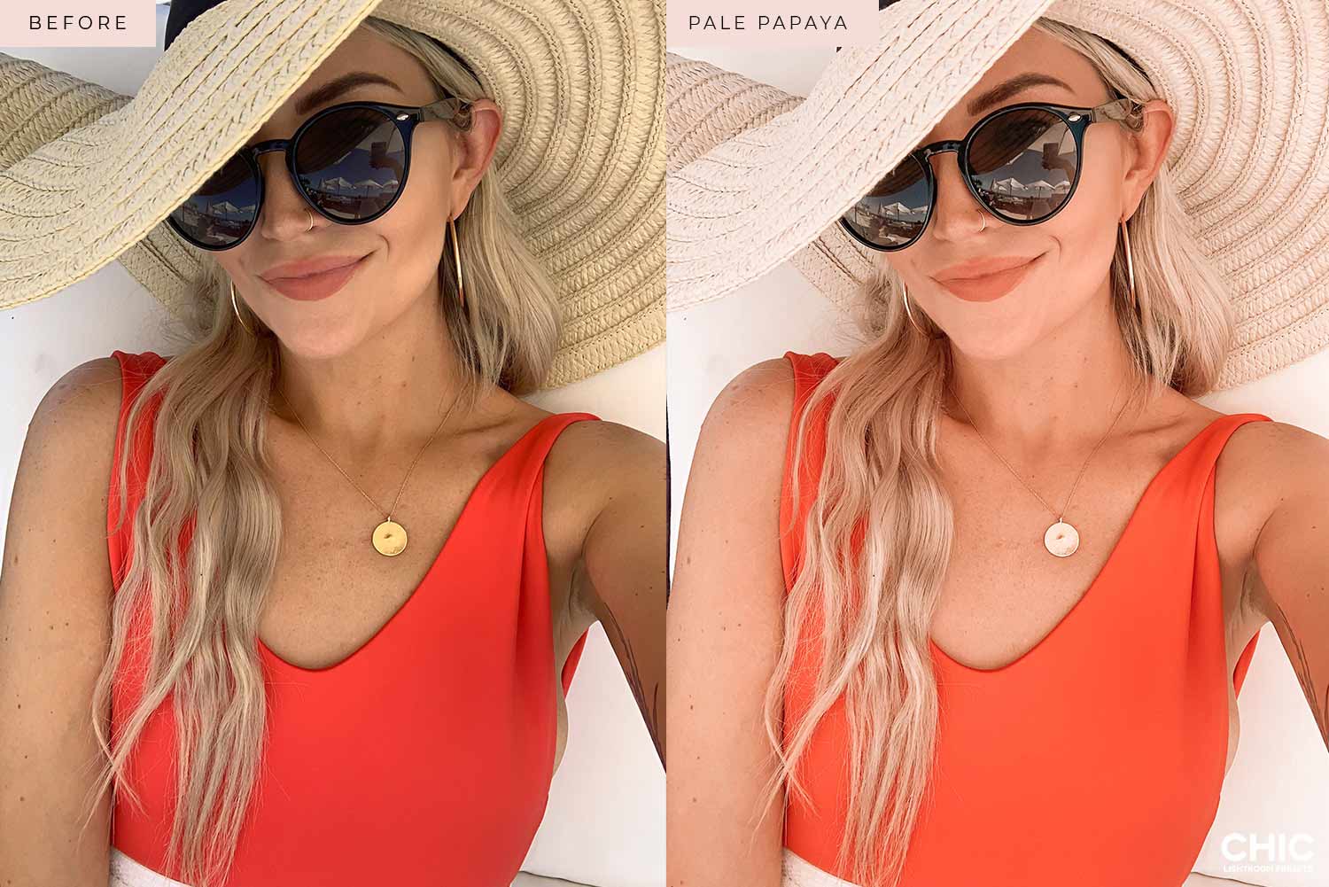 Chic Lightroom Presets The Birds Papaya Summer Collection